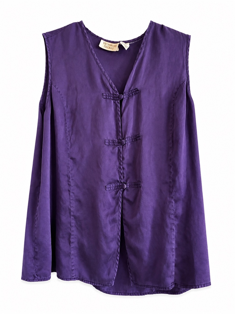 Vintage Victoria's Secret Gold Label Pure Silk Slip Top Whimsygoth Coquette M